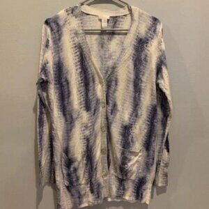 Chico Women's‎ Tie-Dye Snake Print Cardigan, EUC, 1/M